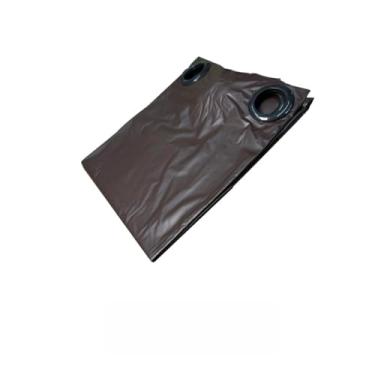 Imagem de Cortina Box de Banheiro Impermeável Antimofo com Ilhós – Cortina de Banho para Box (Imbuia)