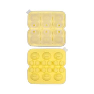 Imagem de Forma De Silicone Em Forma De Urso De Pelúcia Para Cubos De Gelo, 6 Co