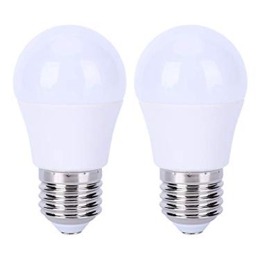 Imagem de LiebeWH Lâmpadas LED 5W E27 Base 5000K Iluminação Confortável, Economia de Energia Luz do Dia Branca Brilhante Varanda Armário Cozinha Garagem 2 Pacotes, Grande ângulo de Irradiação Sem área Escura