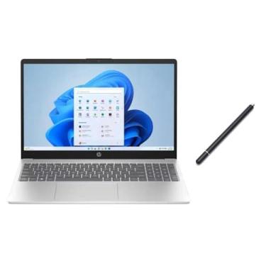 Imagem de HP Laptop com tela sensível ao toque HD de 15,6 polegadas | Intel Core i5-1235U | Intel Iris Xe Graphic | HDMI| Prata | 8 GB de RAM | SSD de 512 GB | Windows 11 S | Pacote com caneta Stylus