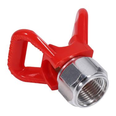 Imagem de GLOGLOW Protetor de Bico de Spray Sem Ar Protetor de Assento de Bico Universal, Metal e Plástico de de Pulverizador Sem Ar para Wagner Titan Pulverizador de Tinta Sem Pintura, Revestimento e