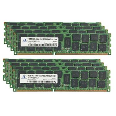 Imagem de Adamanta Atualização de memória de servidor de 128 GB (8 x 16 GB) para HP Proliant SL4540 G8 DDR3 1333Mhz PC3-10600 ECC registrado 2Rx4 CL9 1,35v
