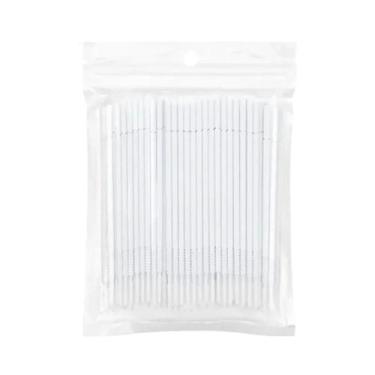 Imagem de Escovas De Maquiagem Descartáveis Com Cabo Espiral Para Extensão De Cí