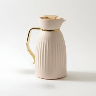 Imagem de Garrafa Térmica 1 Litro Café Chá Botão Click Mesa Posta Escritório Dubai