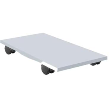 Imagem de Suporte De Gabinete Computador Cpu Com Rodas Em Mdf(Suporte 1,Branco)