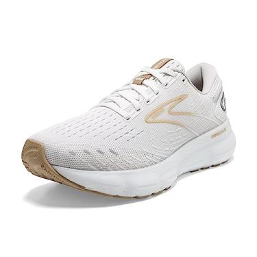 Imagem de Brooks Tênis de corrida feminino Glycerin 20 Neutral, Branco/Cáqui, 10.5