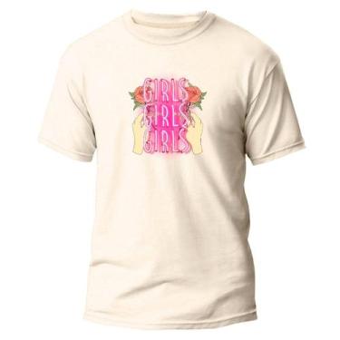 Imagem de Camiseta Básica Algodão Premium Estampa Digital Girls Rosa - Pavesi, O