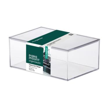 Imagem de Caixa Organizadora Elegance Cristal Com Tampa 1077 Paramount