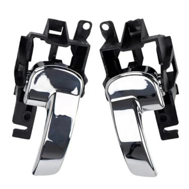 Imagem de Compatível com Nissan Navara D40 Pathfinder 2004-2014 80671-4X02B 80670-4X02B 806714X02B Maçaneta da porta interna esquerda direita dianteira traseira 806704X02B(A Pair)