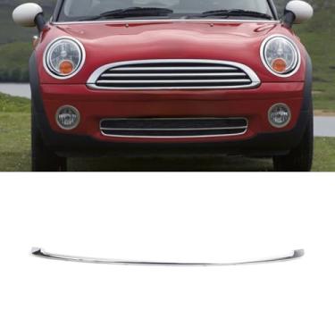 Imagem de Grade de para-choque de carro Kit de corpo de grade de corrida decorativa para para-choques dianteiro compatível com Mini R55 R56 2007-2015 Parte externa (estrutura inferior 51112751624)