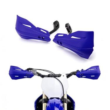 Imagem de Proteção de guidão de motocicleta Protetor de mão 22 28 mm para Dirt Bike Motorcycle MX Supermoto Racing ATV Motocross HandGuards (azul)