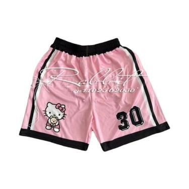 Imagem de Bermuda Esportiva De Secagem Rápida Hello Kitty Para Meninos E Meninas