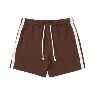 Imagem de Bermuda De Verão Masculina Para Esportes E Fitness, Casual, Estampada,