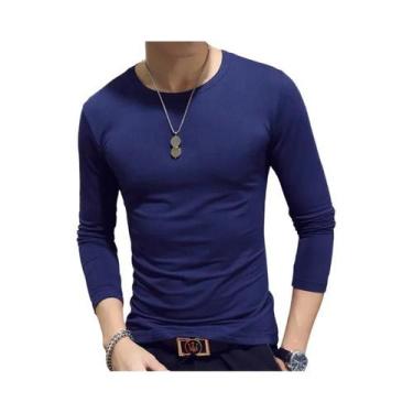 Imagem de Camiseta De Tênis Masculina De Manga Longa Slim Fit, Roupas Esportivas