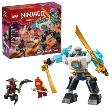 Imagem de Blocos de Montar Lego Ninjago Dragons Rising Robô De Combate do Zane C