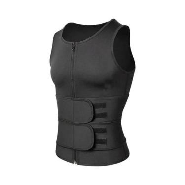 Imagem de Colete Sauna Masculino Vensslim Para Treinamento De Cintura, Corset Fi