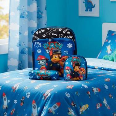 Imagem de Kit Mochila Escolar Pequena Personagens Lancheira E Estojo - Plike