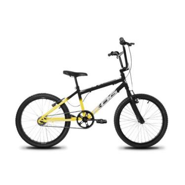 Imagem de Bicicleta BMX Infantil Aro 20 Masculina para Meninos - KOG, Amarelo de