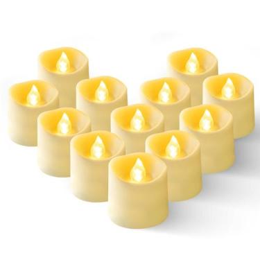 Imagem de Velas sem chama, 5 parcelas, temporizador automático, LED, votive, chá