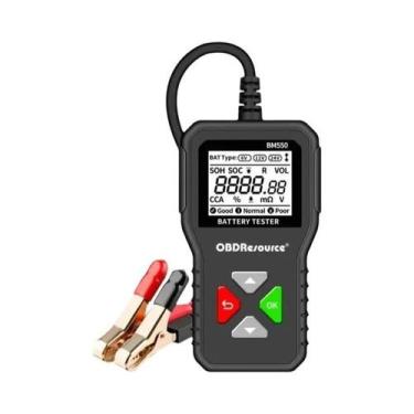 Imagem de Testador De Bateria De Carro 12V 24V 100-2000 CCA BM550 Analisador De 