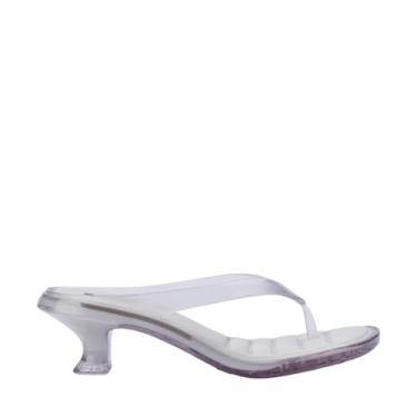 Imagem de Melissa Thong Kitten Heel Vidro Branco 38068-39