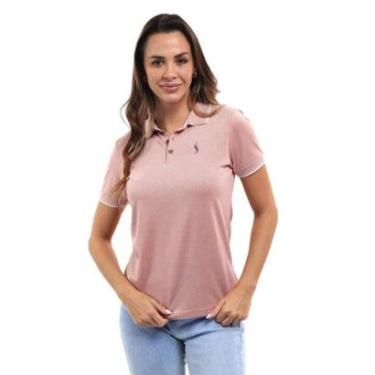 Imagem de Camisa Polo Feminina Manga Curta Piquet Dia a Dia-Feminino