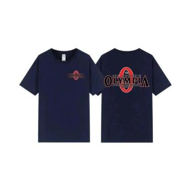 Imagem de Camiseta De Algodão Estampada Masculina De Verão Hip Hop Esportiva Con