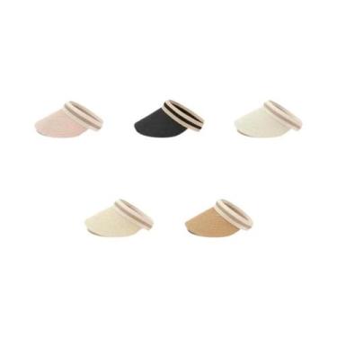 Imagem de Chapéu de Sol de Palha com Aba Grande - Proteção UV para Verão e Praia