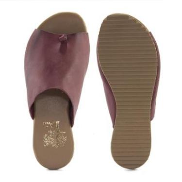 Imagem de Rasteirinha Slide Flat Em Couro Tropicaos Feminina-Feminino