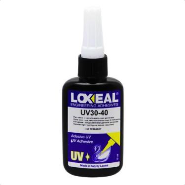 Imagem de Cola Loxeal 30 40 50ml Seca Luz Branca Vidro Metal Sem UV