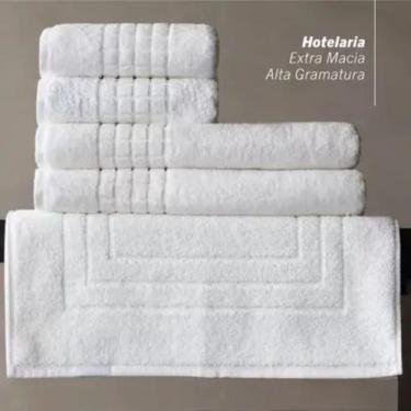 Imagem de Toalha de Piso Prime B Linha Hotel Selection 45X80cm Branco Camesa