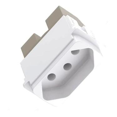 Imagem de Tomada (módulo) 2p+t 10a Branca Zeffia Pial Legrand 680160