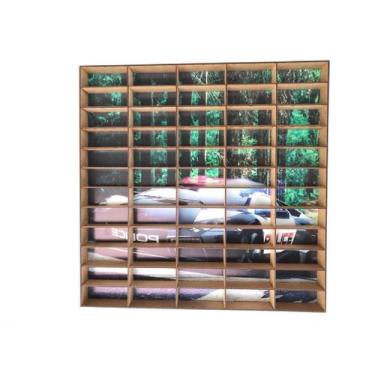 Imagem de Prateleira Para Miniaturas Carrinho De Brinquedo Estante Expositor - M