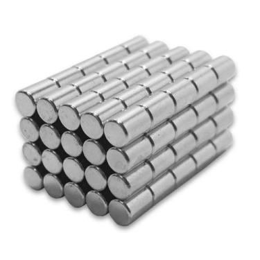 Imagem de Ima De Neodímio / Super Forte / 3mm X 4mm - 100 Peças - Fácil Negócio 