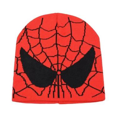 Imagem de Gorro De Inverno Bordado Em Algodão Do Marvel Spider Man Para Mulheres