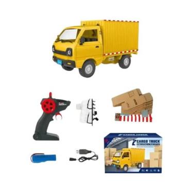 Imagem de Caminhão De Controle Remoto Elétrico RC WPL D12 1:16 Para Crianças, Si