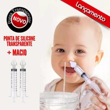 Imagem de Seringa Nasal Infantil Care Limpeza Do Nariz 10 mL 2 unidades - Bpa Fr