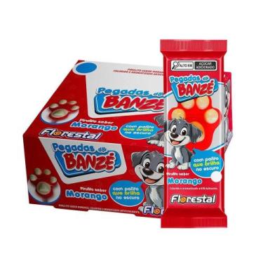 Imagem de Pirulito Florestal Pegadas Banze Brilhante 10g - Embalagem com 30 Unid