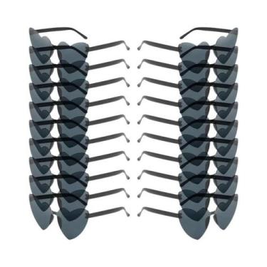 Imagem de Óculos De Sol Femininos Modernos Sem Aro Em Formato De Coração, 16-20 