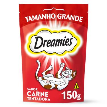 Imagem de Petisco Dreamies Carne Tentadora Gatos Adultos 150g