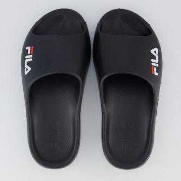 Imagem de Chinelo Fila Drifter Foam Feminino All Black, 35-36