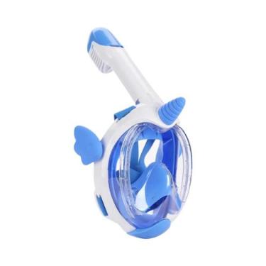 Imagem de Máscara De Snorkel Infantil Unicórnio Antiembaçante À Prova d'Água Com