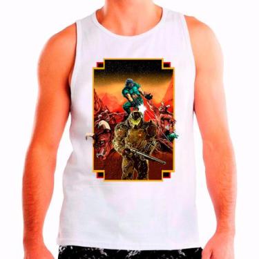 Imagem de Camiseta doom jogos games camisa masculina lançamento 01 - DESIGN CAMI
