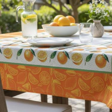 Imagem de Toalha de Mesa Quadrada 4 Lugares Estampada Merenda Lepper