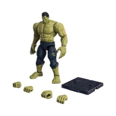 Imagem de Bonecos De Ação Marvel: Hulk, Thanos, Capitão América, Homem-Aranha, T