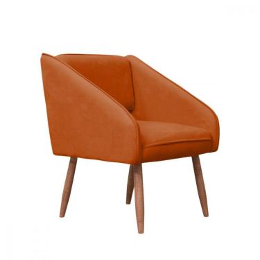 Imagem de Poltrona Agata Veludo Conflex Terracota