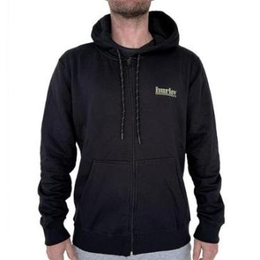 Imagem de Moletom Hurley Aberto Puff WT25 Masculino-Masculino