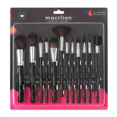 Imagem de Macrilan KP9-1A Kit – 12 Pincéis de Maquiagem Kit-Feminino