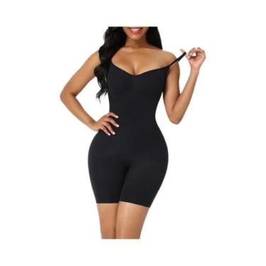 Imagem de Body Modelador Feminino Sem Costura Redutor De Barriga E Cintura Com E