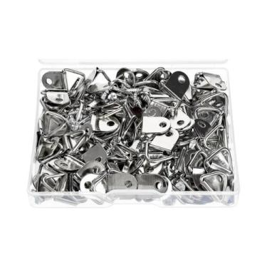 Imagem de Suportes De Anel Triangular Pequenos Com Parafusos, 100 Conjuntos Para